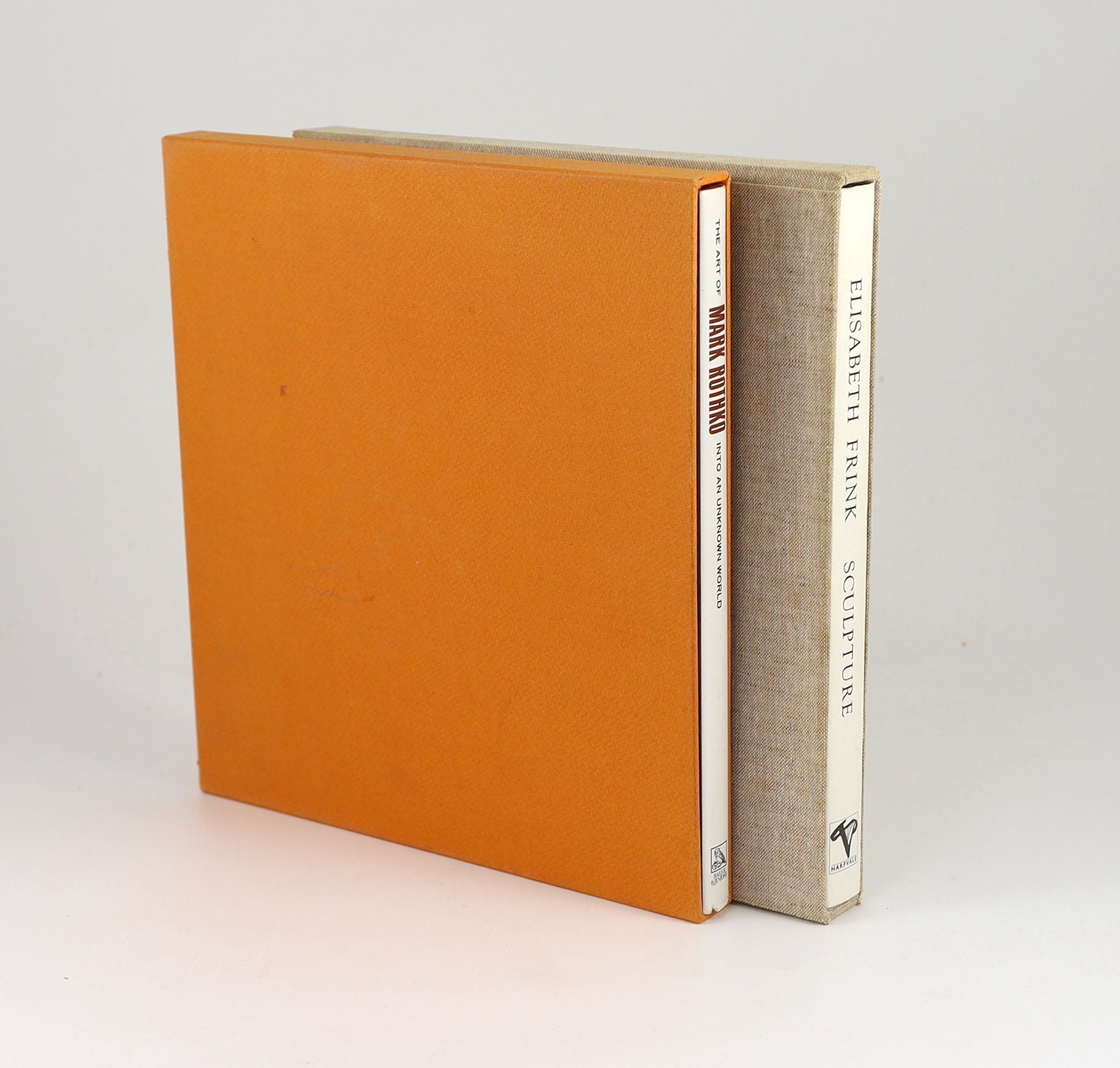 Rothko, Mark and Glimcher, Marc [ed.] - The Art of Mark Rothko into an Unknown World. 1st Uk ed. complete with numerous full size and coloured illustrations in the text. Publishers cloth with gilt letters direct on spine
